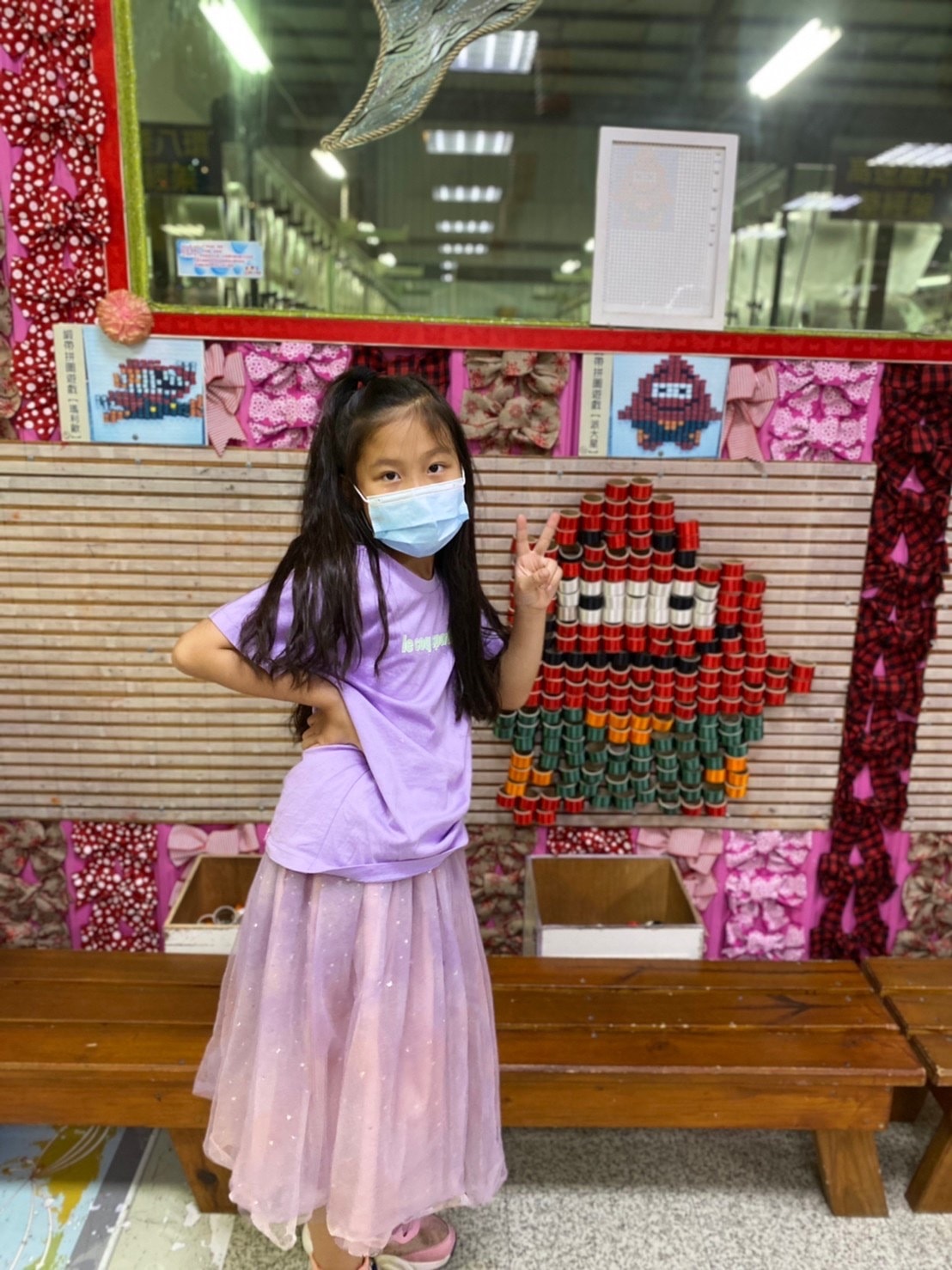 《彰化親子旅遊景點》免費參觀彰化緞帶王觀光工廠-入場就送緞帶免費茶飲/童玩步道暢玩 - 第25張圖
