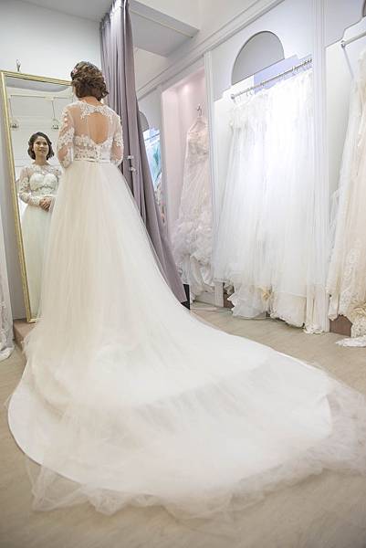 【時尚流行】台中美式婚紗/自助婚紗/手工禮服推薦☆Cradle Wedding搖籃手工婚紗☆