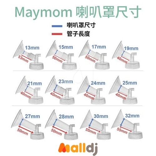 【產婦忙什麼】原來喇叭罩過大過小會影響吸乳器的吸力！Maymom量身訂製十種尺寸選擇舒適的吸乳器喇叭罩