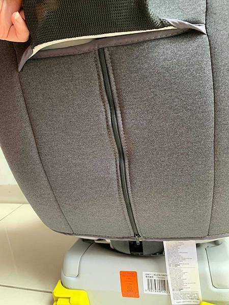 【育兒體驗】nania納尼亞 納歐聯名 360度旋轉 0-12歲 Isofix 汽車安全座椅/灰色FB00360