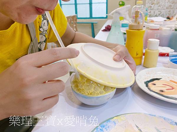 【台中親子拓印】拓印不用跑到鶯歌啦~~台中愛啃兔陶瓷手創坊拓印手掌腳ㄚ/拓印寶寶屁股