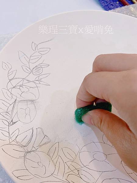 【台中親子拓印】拓印不用跑到鶯歌啦~~台中愛啃兔陶瓷手創坊拓印手掌腳ㄚ/拓印寶寶屁股