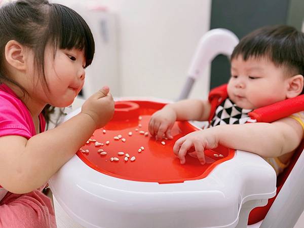 【寶寶副食品十四】myheart五段多功能兒童餐椅｜兩用式大餐盤可當畫畫桌